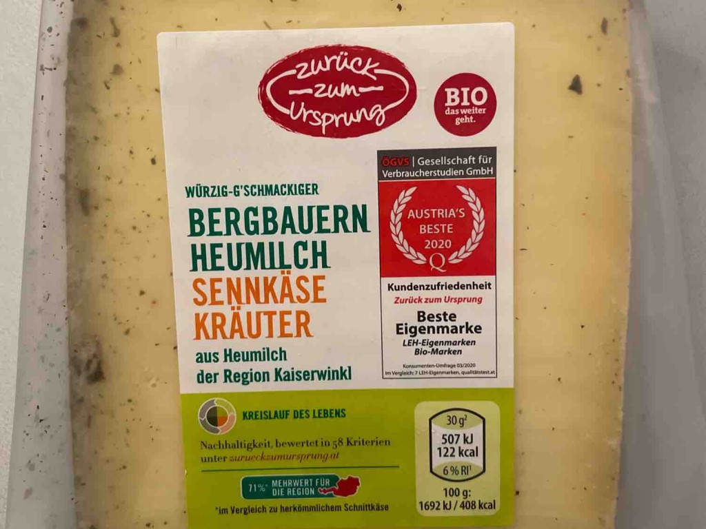 Bergbauer Heumilch Sennkäse Kräuter von RechbLena | Hochgeladen von: RechbLena