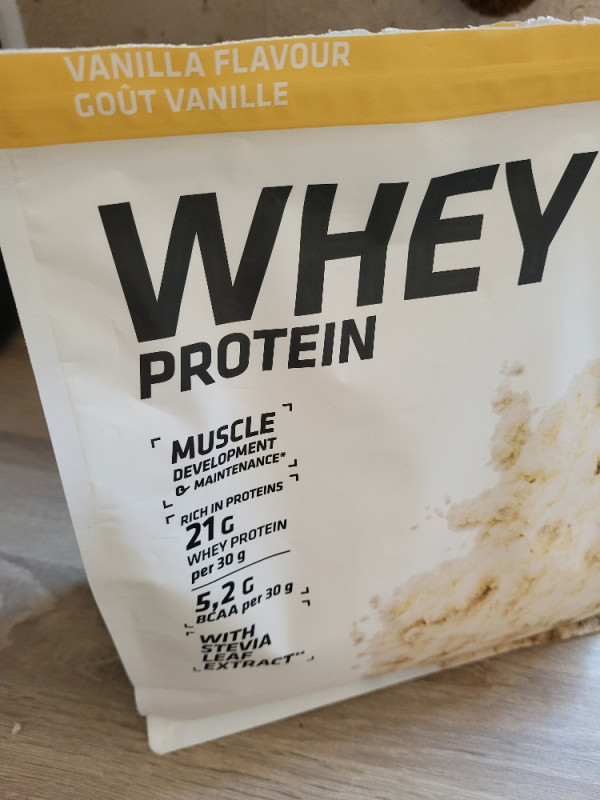 WHEY Protein, Vanilla flavour von Holzmeise | Hochgeladen von: Holzmeise