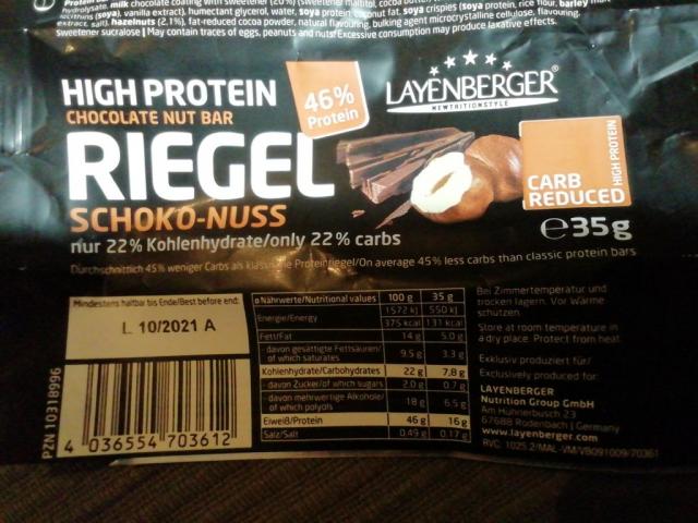 LowCarb One Protein Riegel, Schoko-Nuss | Uploaded by: petra58566
