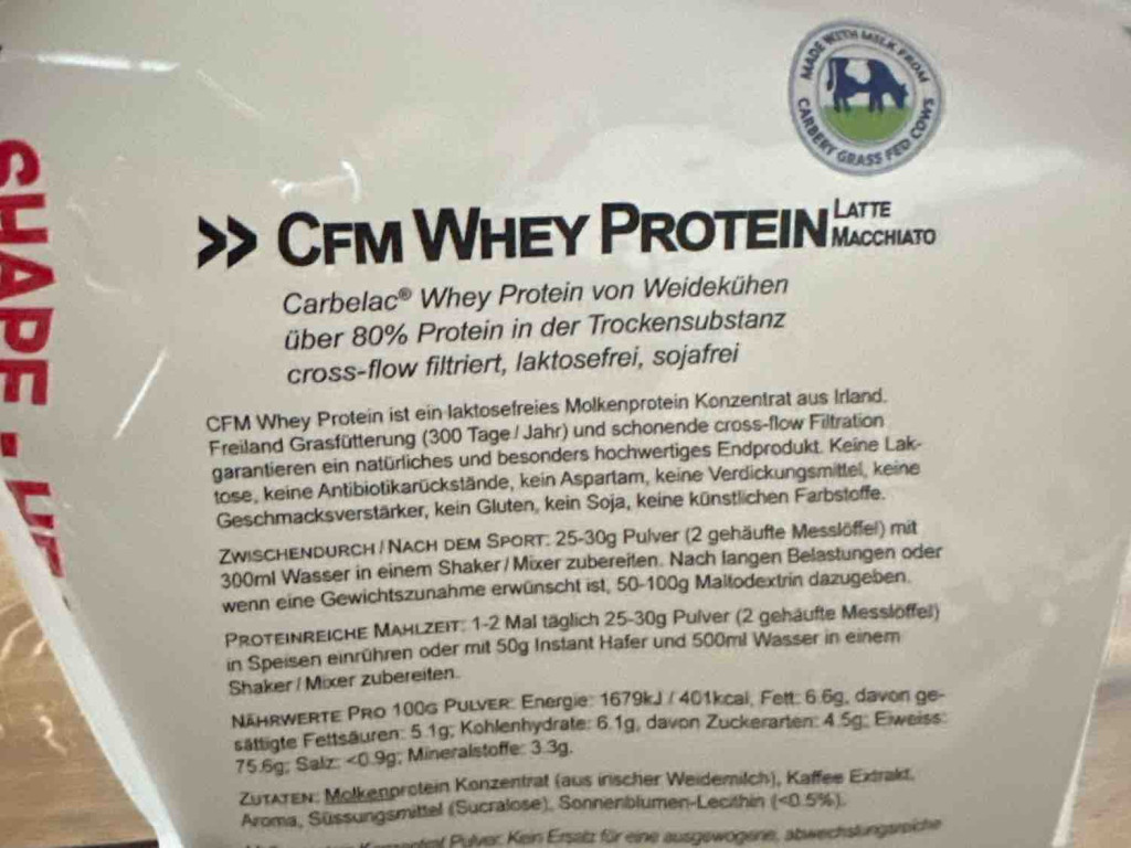 CFM Whey Protein, Latte Macchiato von jsig | Hochgeladen von: jsig