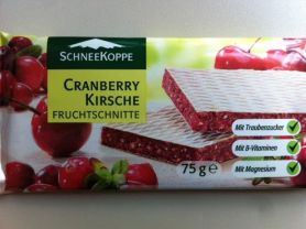 Schneekoppe Fruchtschnitten, Cranberry-Kirsche | Hochgeladen von: puella