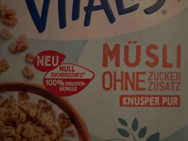 Vitalis Müsli ohne Zuckerzusatz, Knusper pur von Ralf79 | Hochgeladen von: Ralf79