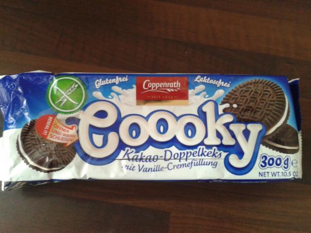 Coooky, Kakao-Doppelkeks mit Vanille-Cremefüllung, Kakao, Va | Hochgeladen von: engel071109472