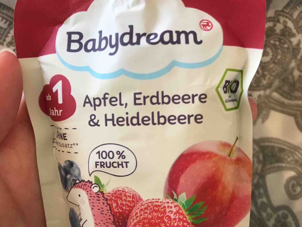 babydream  quetschi Apfel, Erdbeere, Heidelbeere von fatkayondie | Hochgeladen von: fatkayondiet