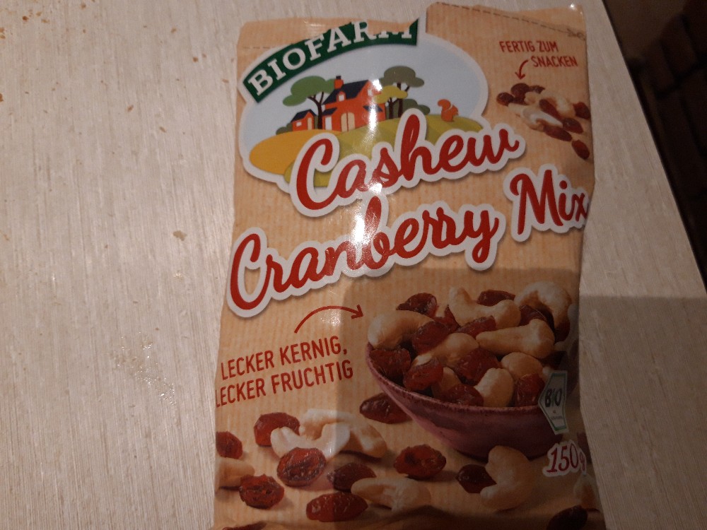 Cashew Cranberry Mix, Spuren  von weiteren Schalenfrüchten und E | Hochgeladen von: Andigatron
