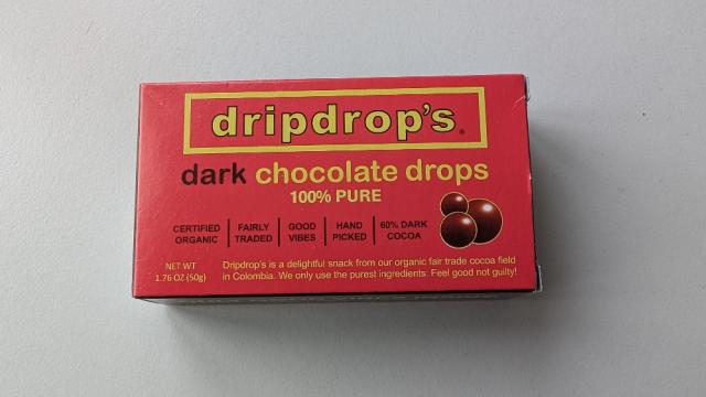 dripdrops dark chocolate drops, organic / vegan / no palmoil vo | Hochgeladen von: annikah928