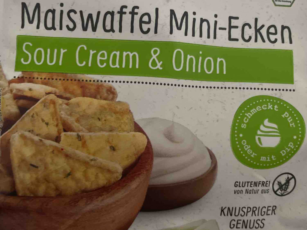 Maiswaffel Mini-Ecken Sour Cream & Onion von dorishra | Hochgeladen von: dorishra