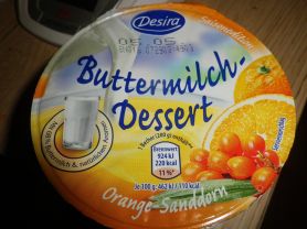 Buttermilch-Dessert, Orange-Sanddorn | Hochgeladen von: bodensee