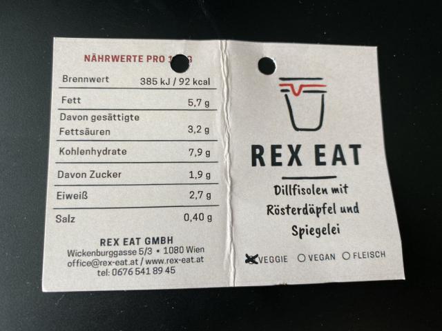 Rex Eat: Dillfisolen mit Rösterdäpfel und Spiegelei | Hochgeladen von: chriger