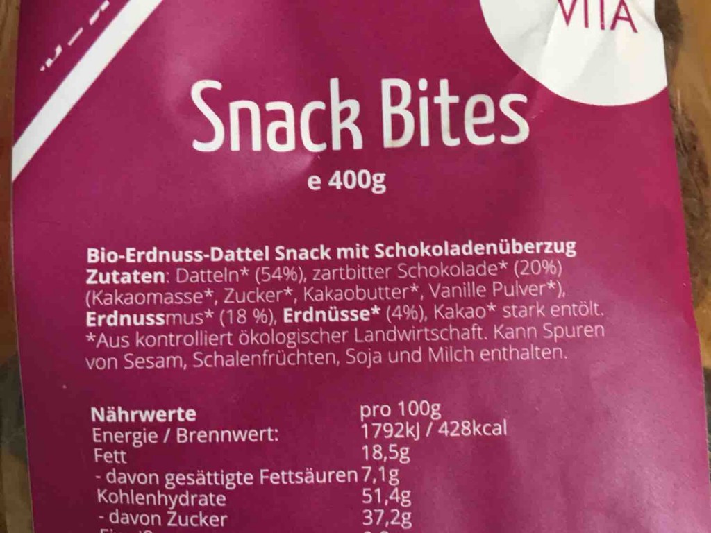 Snack Bites, Bio-Erdnuss-Dattel Snack mit Schokoladenüberzug von | Hochgeladen von: theo13