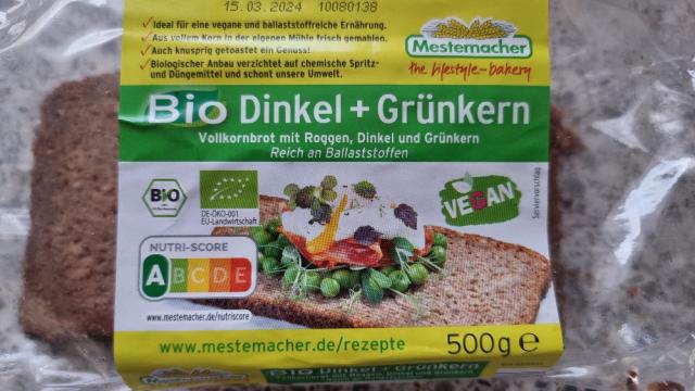 Bio Dinkel + Grünkern, Vollkornbrot mit Roggen by mbr-berlin | Hochgeladen von: mbr-berlin