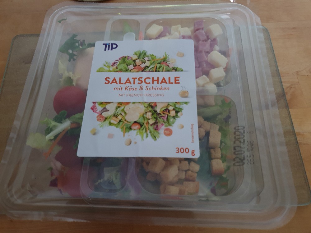 Salatschale, mit Käse  & Schinken, mit French-Dressing von e | Hochgeladen von: electroman