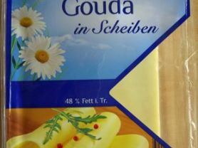 Gouda, 48% Fett i. Tr., in Scheiben | Hochgeladen von: Graphologe