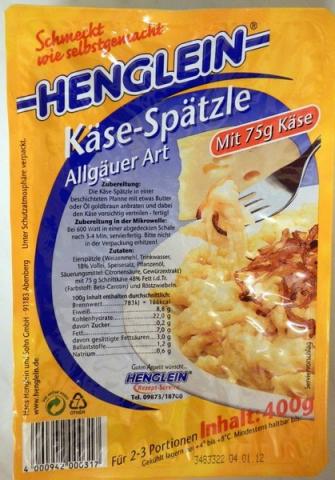 Käse-Spätzle, Allgäuer Art | Hochgeladen von: marge