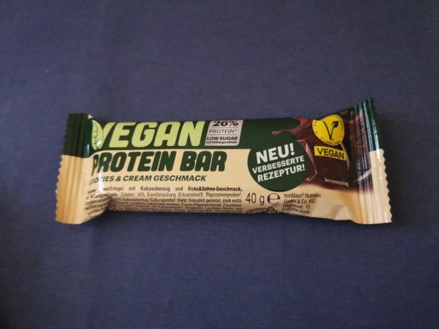 Vegan Protein Bar, Cookies&Cream Geschmack von NiiGhtZz | Hochgeladen von: NiiGhtZz