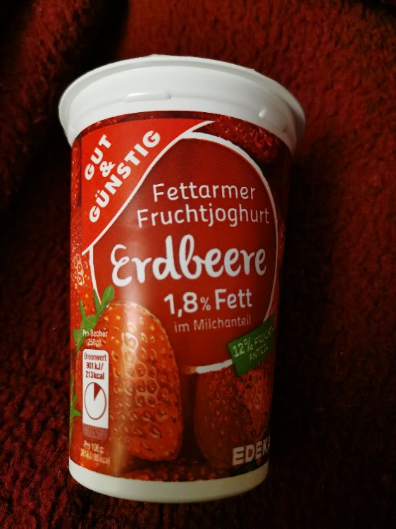 Fettarmer Fruchtjoghurt Erdbeere 1,8 % Fett von Saumagen | Hochgeladen von: Saumagen