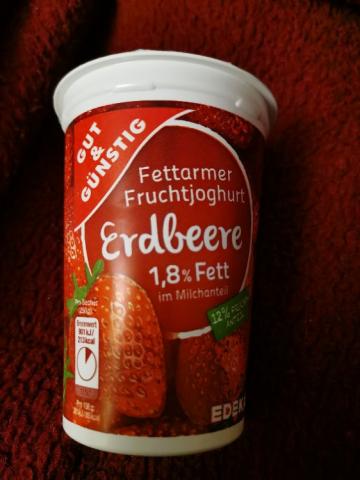 Fettarmer Fruchtjoghurt Erdbeere 1,8 % Fett von Saumagen | Hochgeladen von: Saumagen