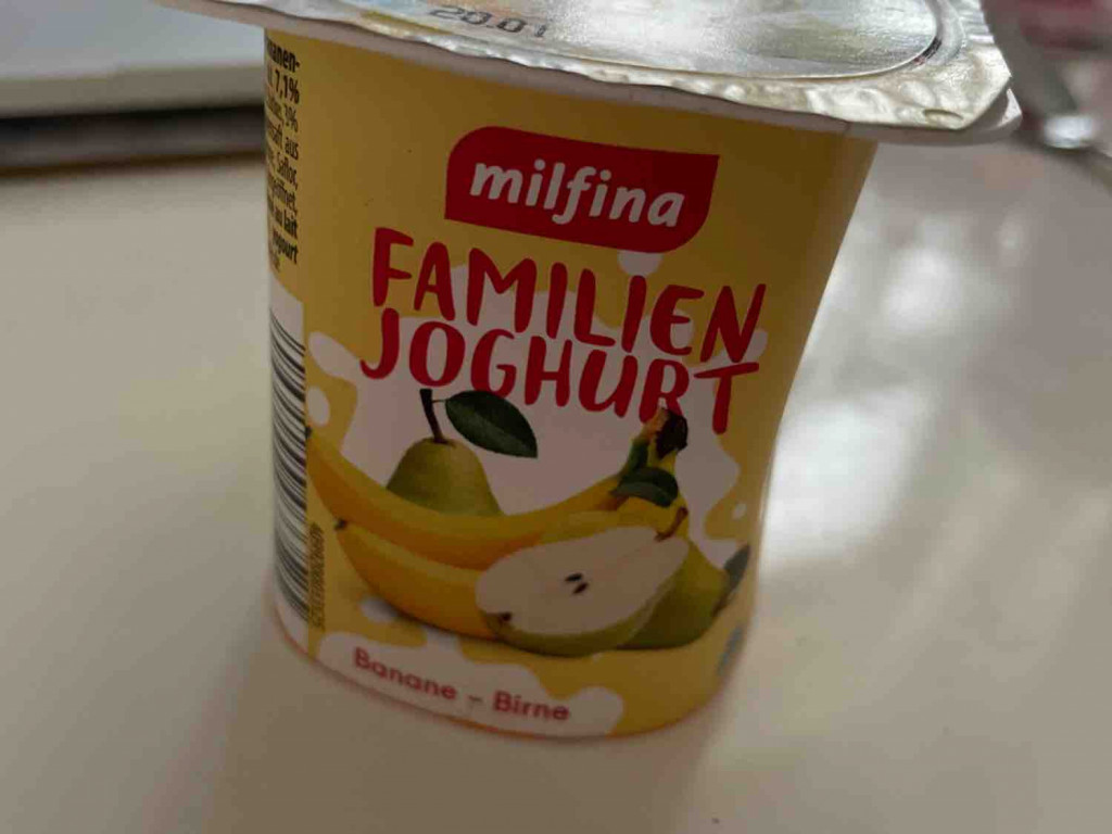 Familien-Joghurt, Milfina (Hofer), Orange-Mango, Apfel-Banane, E | Hochgeladen von: ines1805