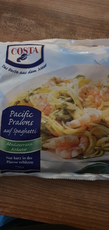 Pacific Prawns auf Spaghetti Mediterrane Kräuter  von TobyOrNotT | Hochgeladen von: TobyOrNotToby