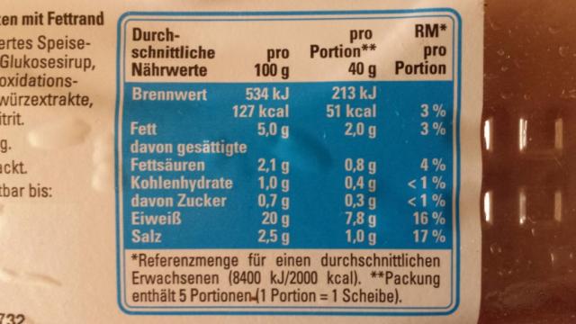 Gourmet Metzgerschinken | Hochgeladen von: Sabine34Berlin