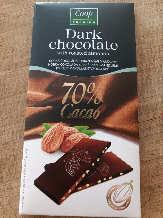 Dark Chocolate with roasted almonds, 70% Cacao von SaitamaO | Hochgeladen von: SaitamaO
