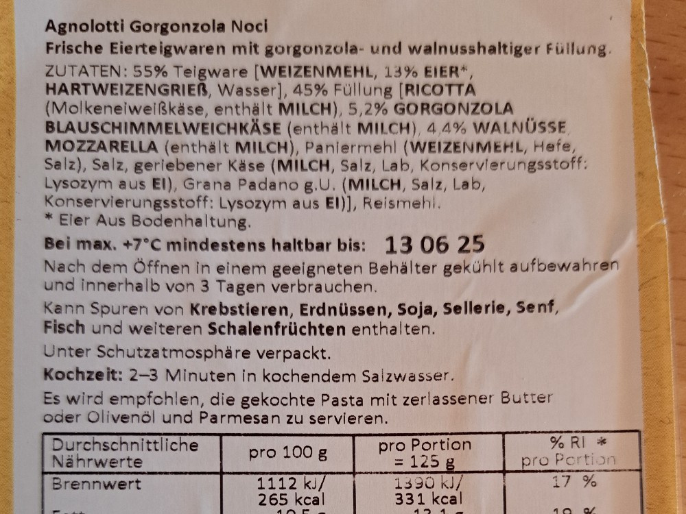 Agnolotti con Gorgonzola e Noci von Tahnee | Hochgeladen von: Tahnee Agnolotti con Gorgonzola e Noci von Tahnee | Hochgeladen von: Tahnee