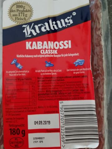 Kabanossi Classik, Krakus von BorMan | Hochgeladen von: BorMan