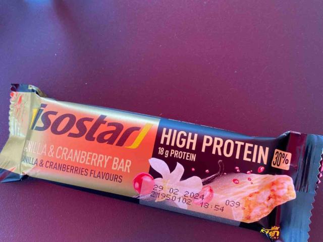 Isostar Vanilla & Cranberry Bar von suat38 | Hochgeladen von: suat38