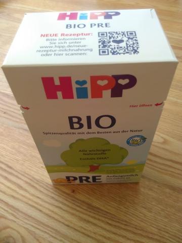 Hipp PRE Bio Anfangsmilch, trinkfertig zubereitet | Hochgeladen von: janix