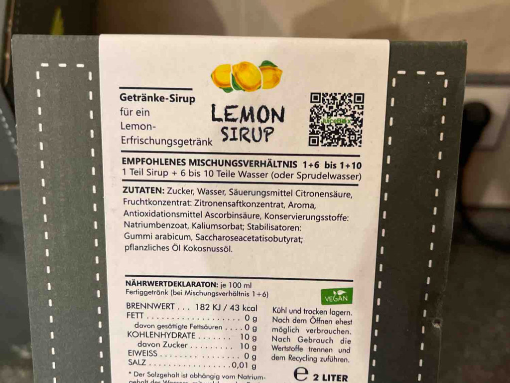 Sirup, Lemon von Heikogr | Hochgeladen von: Heikogr