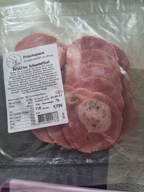 gefülltes Schweinefilet, Frischepack von Elliro | Hochgeladen von: Elliro