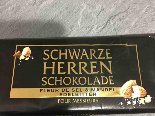 Schwarze Herren Schokolade , Fleur de Sel & Mandel - Edelbit | Hochgeladen von: greizer