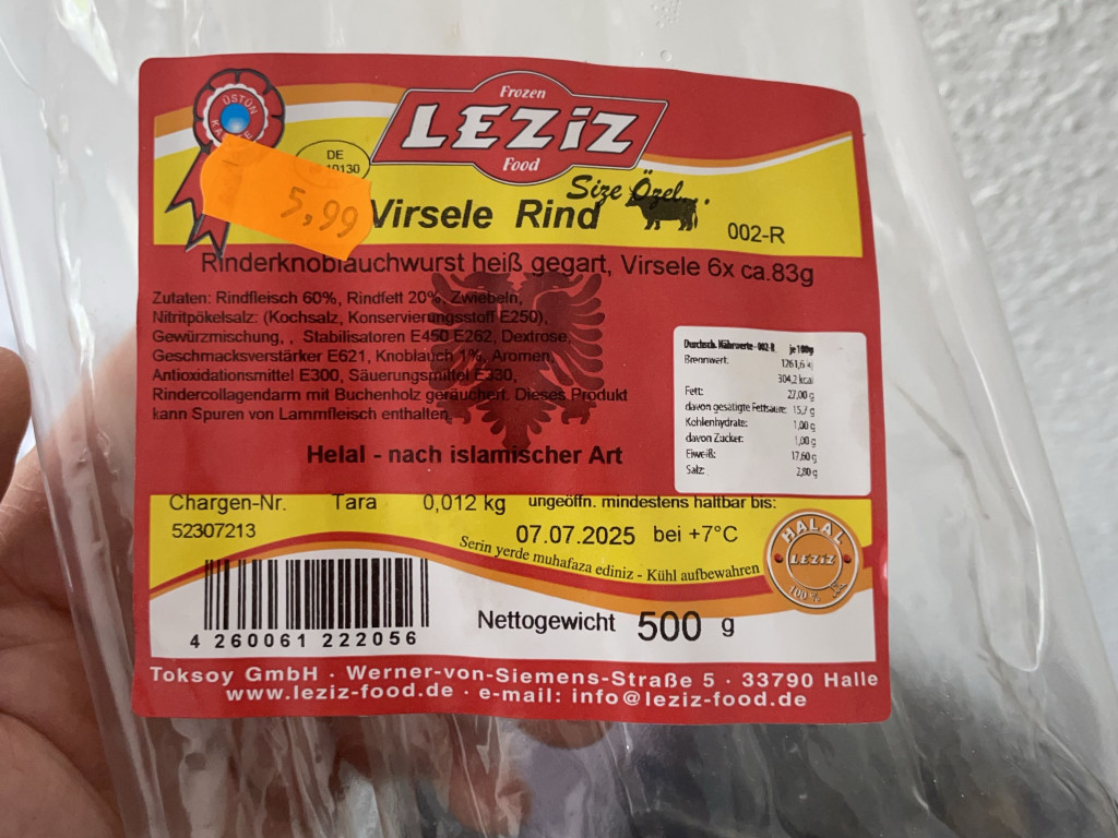Rinderknoblauchwurst von Melfyy | Hochgeladen von: Melfyy Rinderknoblauchwurst von Melfyy | Hochgeladen von: Melfyy