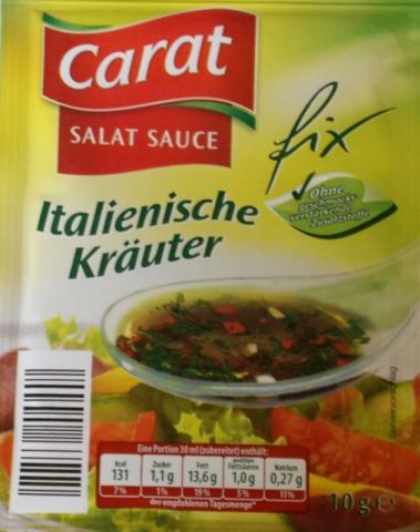 Carat Salat Sauce Italienische Kräuter, (zubereitet) | Hochgeladen von: stevol