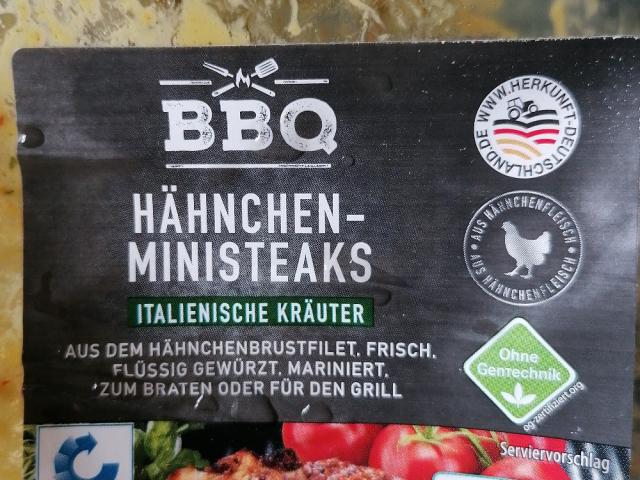 Hähnchen-Ministeaks, Italienische Kräuter von Metzger18 | Hochgeladen von: Metzger18 Hähnchen-Ministeaks, Italienische Kräuter von Metzger18 | Hochgeladen von: Metzger18