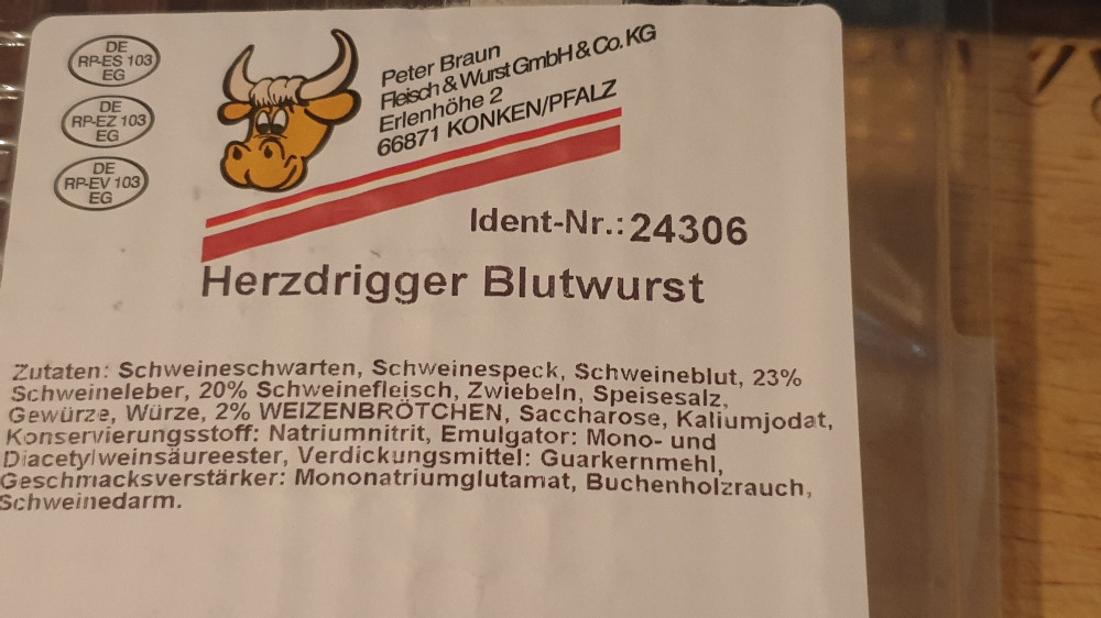 Herzdrigger Blutwurst, geräuchert gedörrt von SonjaLena | Hochgeladen von: SonjaLena