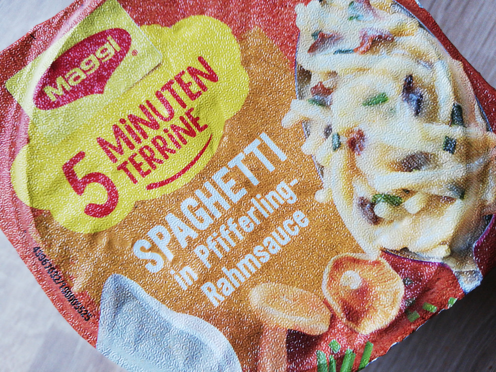 5 Minuten Terrine, Spaghetti in Pfifferling-Rahmsauce von Ntsch | Hochgeladen von: Ntsch