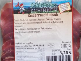 Waldburger Schinken,Rinderrauchfleisch | Hochgeladen von: cantaloupe