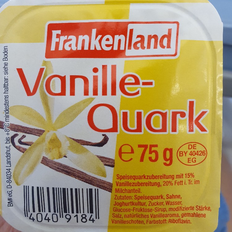 Frankenland, Frankenland Vanille Quark Kalorien - Quark - Fddb