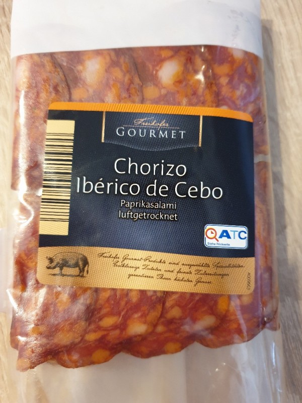 Chorizo Ibérico de Cebo, Parikasalami luftgetrocknet, vom Schwei | Hochgeladen von: kathzab
