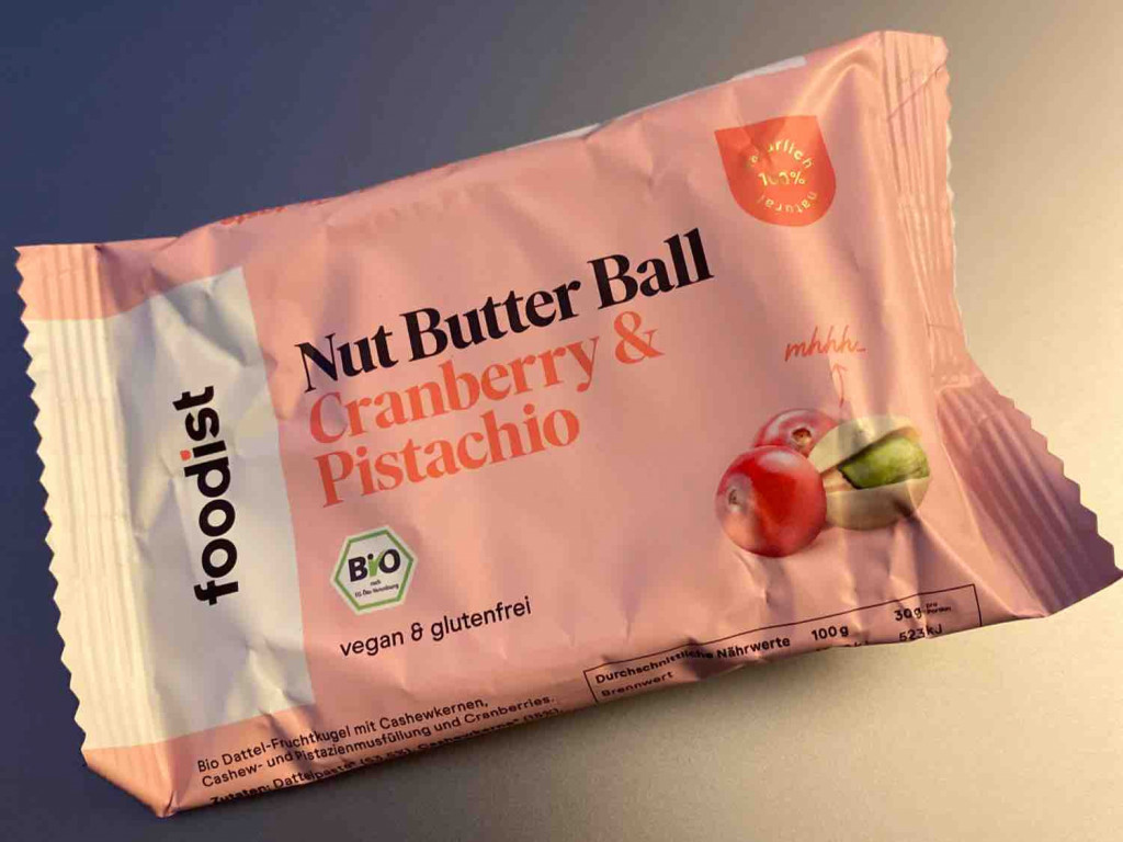 Nut Butter Ball, Cranberry Pistachio von ErikLE | Hochgeladen von: ErikLE