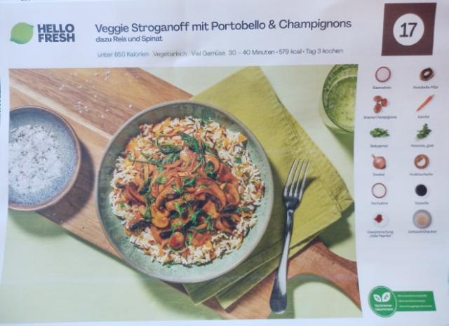 Veggie Stroganoff mit Portobello & Champignons | Hochgeladen von: Anoli M.