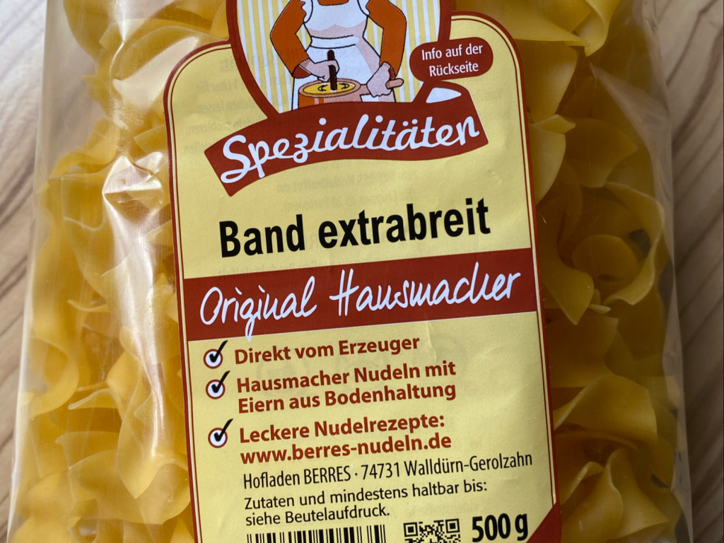 bandnudel, hartweizengriess,hühnereier 13,5% von armin77 | Hochgeladen von: armin77 bandnudel, hartweizengriess,hühnereier 13,5% von armin77 | Hochgeladen von: armin77