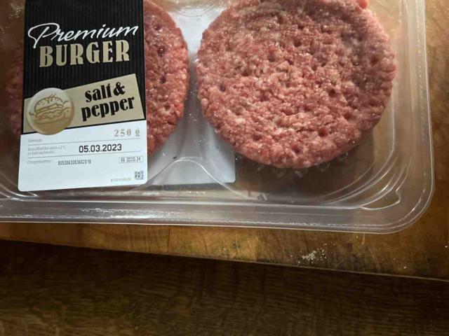 Premium Burger Salt & Peper von Schokoladinger | Hochgeladen von: Schokoladinger