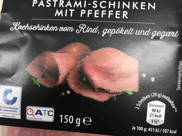 Pastrami Schinken pfeffer, Aldi von MoeJen | Hochgeladen von: MoeJen