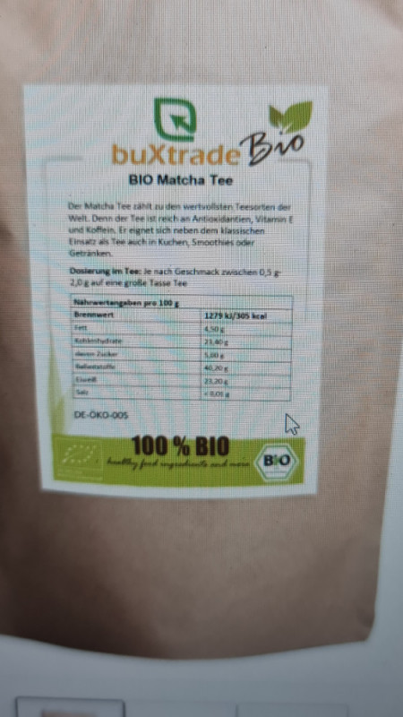 Bio Matcha Tee Pulver (grüner Matcha) von Howy | Hochgeladen von: Howy