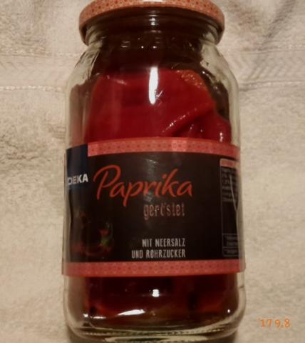Paprika geröstet, EDEKA, mit Meersalz und Rohrzucker | Hochgeladen von: Enomis62