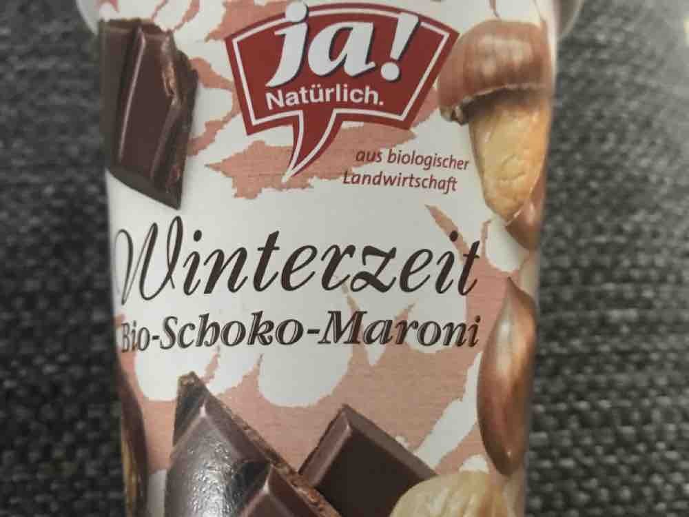 Joghurt winterzeit, bio schoko maroni von sabess | Hochgeladen von: sabess