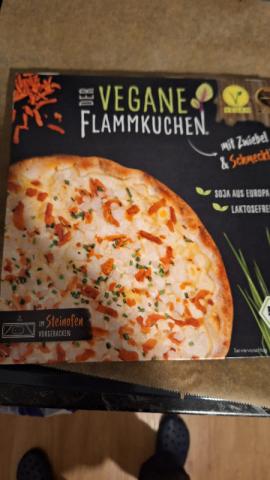 Flammkuchen mit Zwiebel, vegan by EnKay | Uploaded by: EnKay