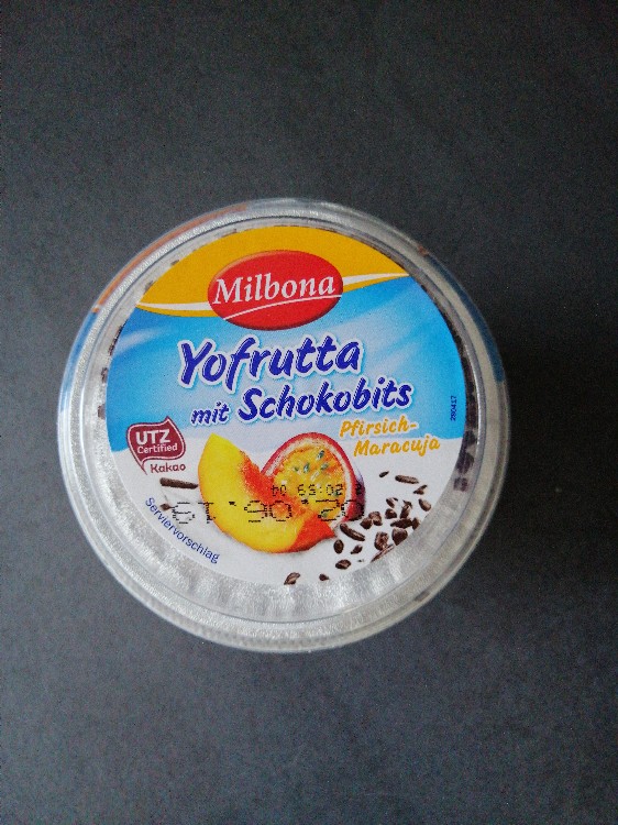 Yofrutta mit Schokobits, Pfirsich-Maracuja von Nicole Charlet | Hochgeladen von: Nicole Charlet